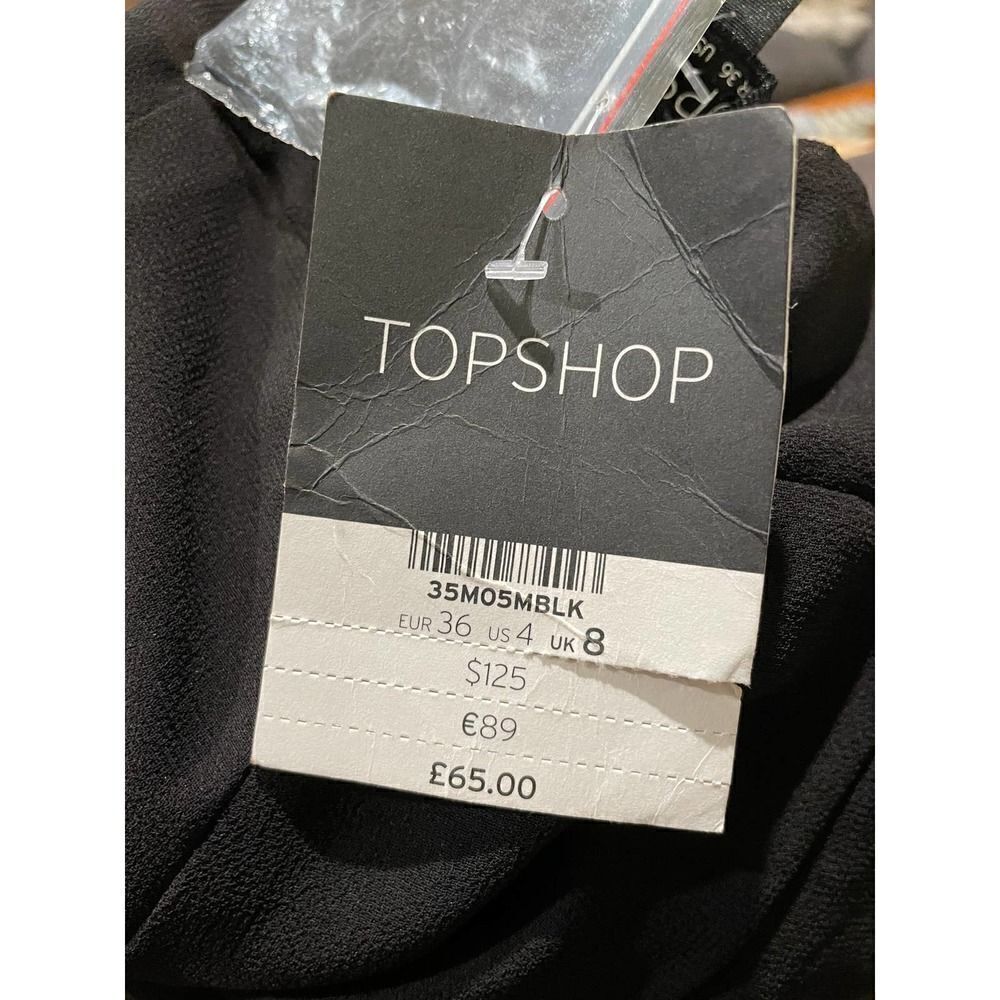 NWT Topshop Crystal Embellished Halter Jumpsuit - Size: 4 - Picture 14 of 16